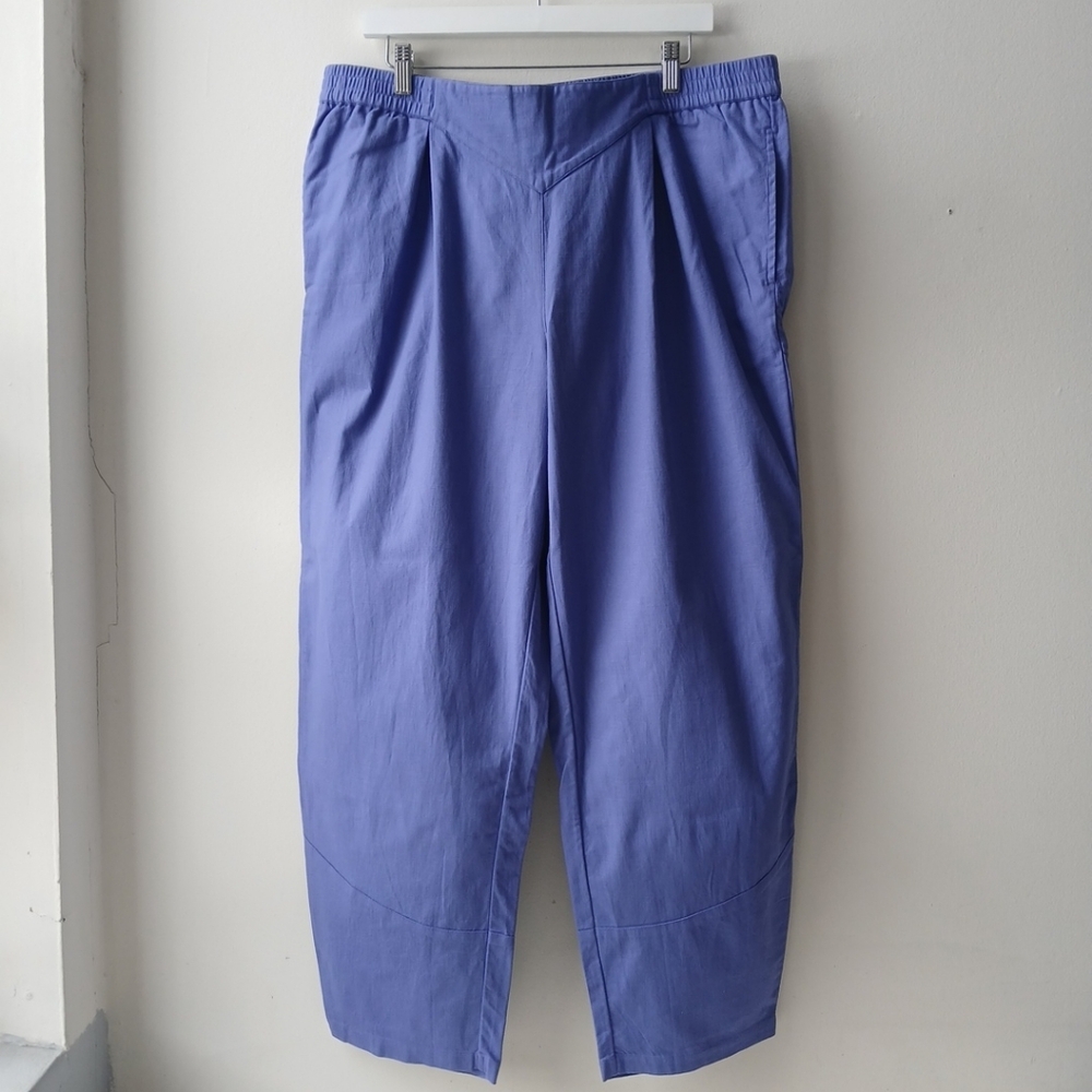Gudrun Sjoden 100% Organic Cotton Pants Blue Women's XL NWT